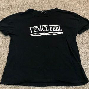 Black Basic Zara Tee